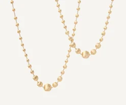 Necklaces-Marco Bicego 18K Yellow Gold Graduated Necklace, Long Yellowgold