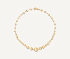 Necklaces-Marco Bicego 18K Yellow Gold Graduated Necklace Yellowgold