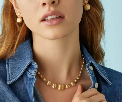 Necklaces-Marco Bicego 18K Yellow Gold Graduated Necklace Yellowgold