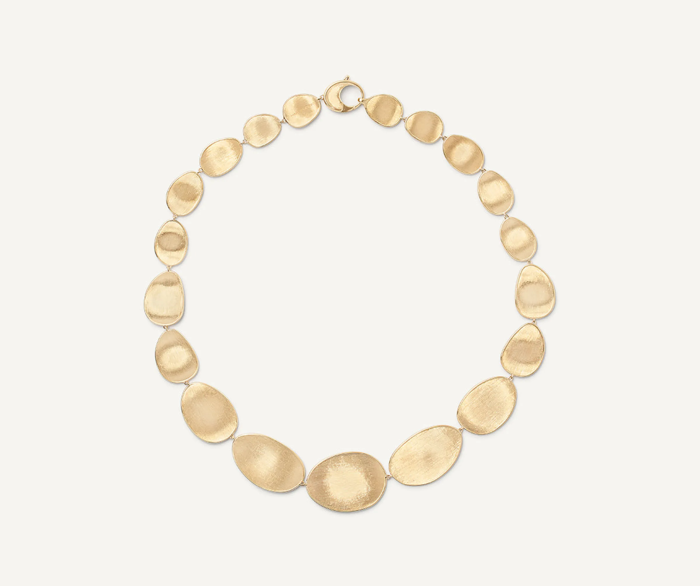 Necklaces-Marco Bicego 18K Yellow Gold Graduated Petal Collar Necklace Yellowgold