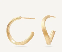Earrings-Marco Bicego 18K Yellow Gold Hoop Earrings Yellowgold