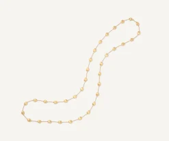 Necklaces-Marco Bicego 18K Yellow Gold Large Bean Long Necklace Yellowgold