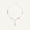 Necklaces-Marco Bicego 18K Yellow Gold Lariat Tourmaline Necklace Yellowgold