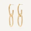 Earrings-Marco Bicego 18K Yellow Gold Link Drop Earrings Yellowgold