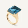 Rings-Marco Bicego 18K Yellow Gold London Blue Topaz Cocktail Ring Yellowgold