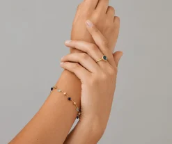 Rings-Marco Bicego 18K Yellow Gold London Blue Topaz Stackable Ring YellowGold