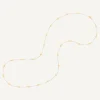 Necklaces-Marco Bicego 18K Yellow Gold Long Beaded Necklace with Diamonds Yellowgold