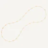 Necklaces-Marco Bicego 18K Yellow Gold Long Necklace with Diamonds Yellowgold