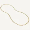 Necklaces-Marco Bicego 18K Yellow Gold Long Pavé Diamond Necklace Yellowgold
