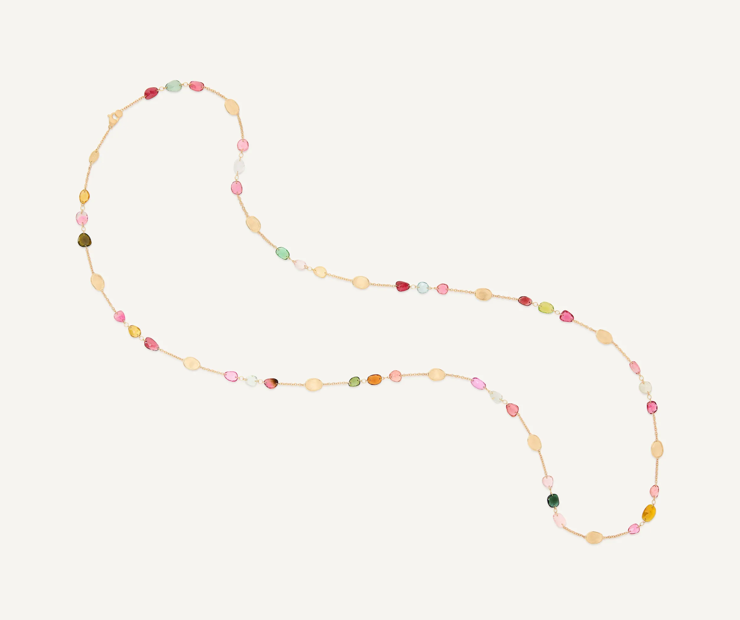 Necklaces-Marco Bicego 18K Yellow Gold Long Tourmaline Necklace Yellowgold