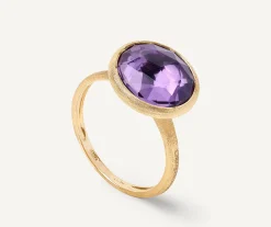 Rings-Marco Bicego 18K Yellow Gold Medium Amethyst Ring YellowGold