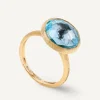 Rings-Marco Bicego 18K Yellow Gold Medium Blue Topaz Ring YellowGold