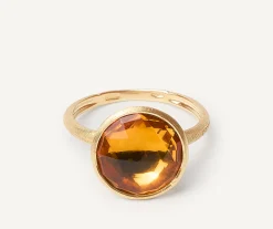 Rings-Marco Bicego 18K Yellow Gold Medium Citrine Ring YellowGold