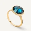 Rings-Marco Bicego 18K Yellow Gold Medium Gemstone Ring Yellowgold