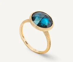 Rings-Marco Bicego 18K Yellow Gold Medium Gemstone Ring Yellowgold