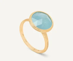 Rings-Marco Bicego 18K Yellow Gold Medium Gemstone Ring Yellowgold