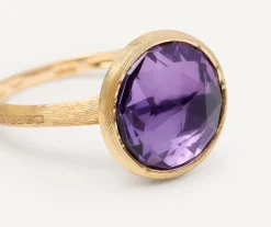 Rings-Marco Bicego 18K Yellow Gold Medium Gemstone Ring Yellowgold