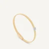 Bracelets-Marco Bicego 18K Yellow Gold Medium Stackable Bracelet With Diamonds Yellowgold