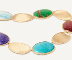 Necklaces-Marco Bicego 18K Yellow Gold Mixed Gemstone Collar Yellowgold