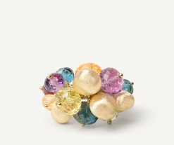 Rings-Marco Bicego 18K Yellow Gold Mixed Gemstone Cocktail Ring Yellowgold