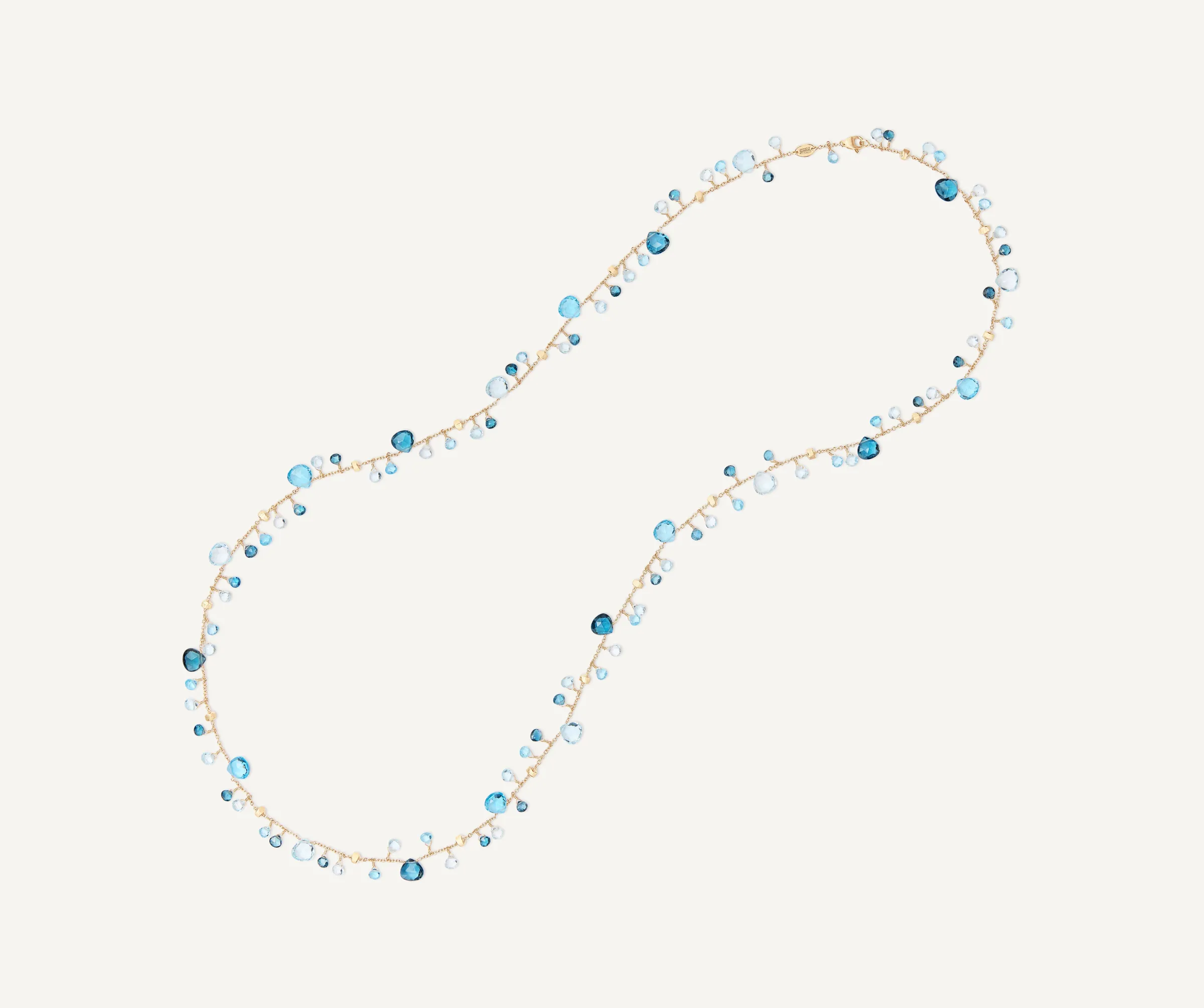 Necklaces-Marco Bicego 18K Yellow Gold Mixed Topaz Long Necklace Yellowgold