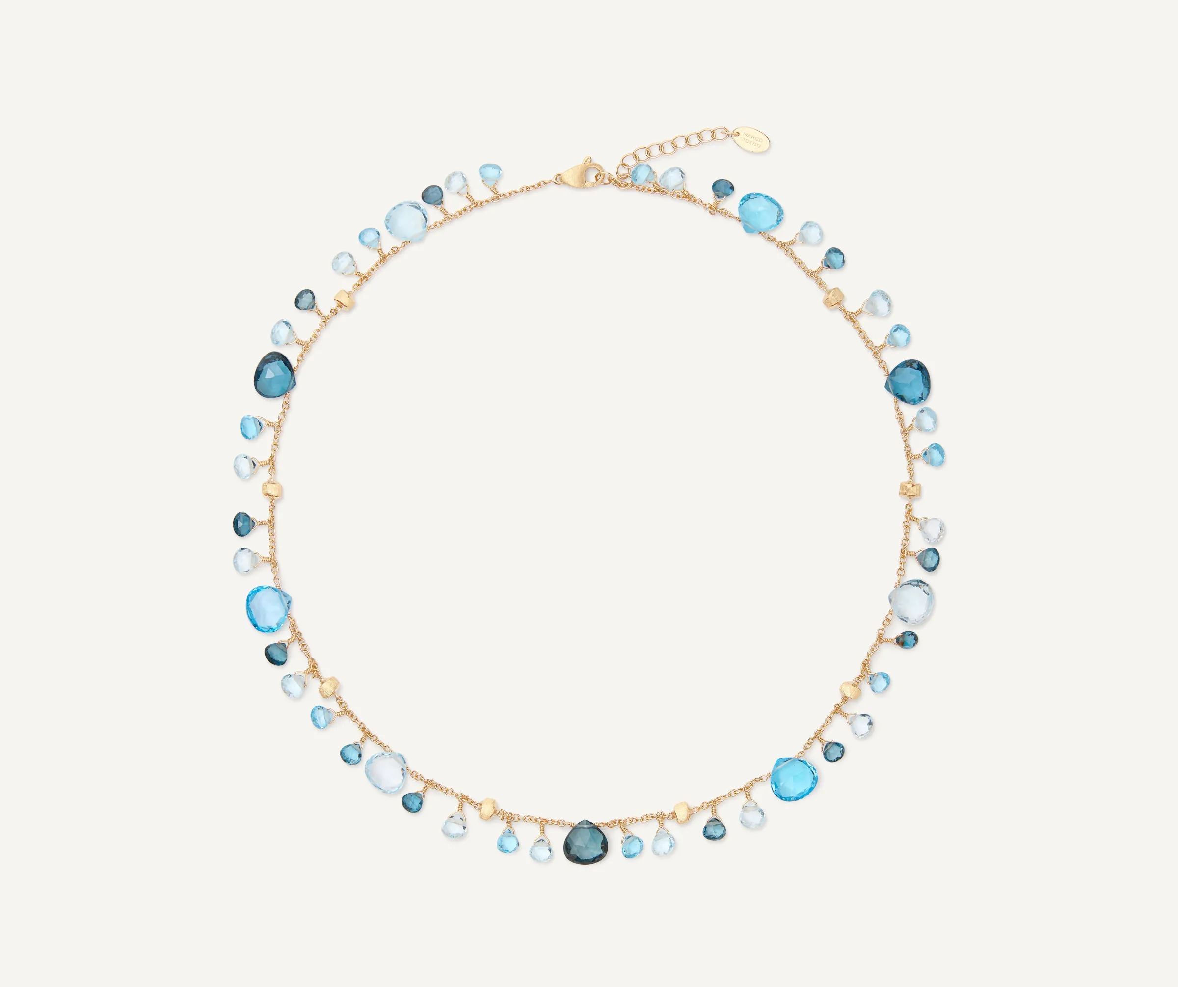 Necklaces-Marco Bicego 18K Yellow Gold Mixed Topaz Single-Strand Necklace Yellowgold