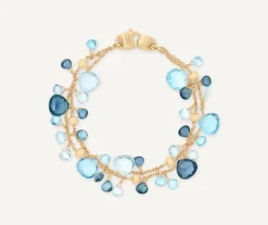 Bracelets-Marco Bicego 18K Yellow Gold Mixed Topaz Double-Strand Bracelet Yellowgold