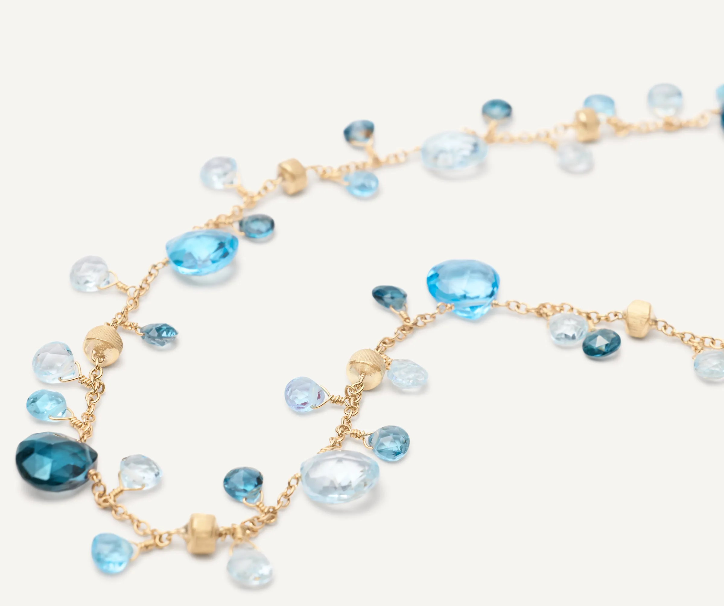 Necklaces-Marco Bicego 18K Yellow Gold Mixed Topaz Single-Strand Necklace Yellowgold