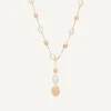 Necklaces-Marco Bicego 18K Yellow Gold Mother of Pearl u0026 Gold Lariat Yellowgold