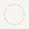 Necklaces-Marco Bicego 18K Yellow Gold Mother of Pearl u0026 Gold Necklace Yellowgold