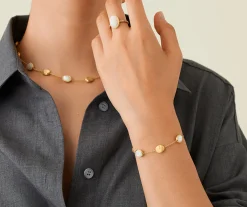 Bracelets-Marco Bicego 18K Yellow Gold Mother of Pearl u0026 Gold Bracelet Yellowgold