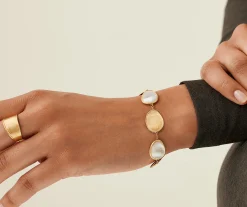 Bracelets-Marco Bicego 18K Yellow Gold Mother of Pearl Bracelet Yellowgold