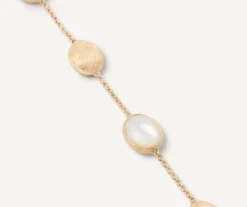 Bracelets-Marco Bicego 18K Yellow Gold Mother of Pearl u0026 Gold Bracelet Yellowgold