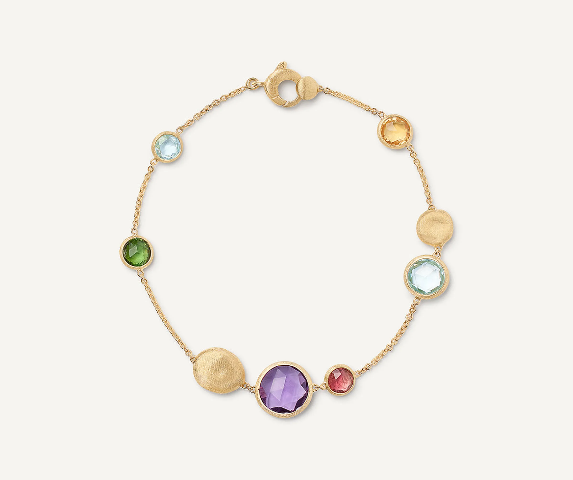 Bracelets-Marco Bicego 18K Yellow Gold Multicolored Bracelet Yellowgold
