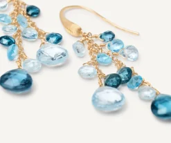 Earrings-Marco Bicego 18K Yellow Gold Multi-Strand Topaz Earrings Yellowgold