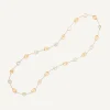 Necklaces-Marco Bicego 18K Yellow Gold Necklace with Mother of Pearl, Long Yellowgold