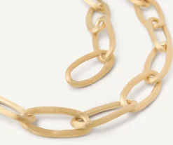 Necklaces-Marco Bicego 18K Yellow Gold Oval Link Necklace Yellowgold