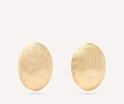 Earrings-Marco Bicego 18K Yellow Gold Oval Stud Earrings Yellowgold