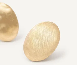 Earrings-Marco Bicego 18K Yellow Gold Oval Stud Earrings Yellowgold