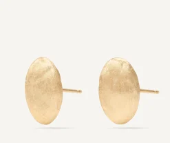Earrings-Marco Bicego 18K Yellow Gold Oval Stud Earrings Yellowgold