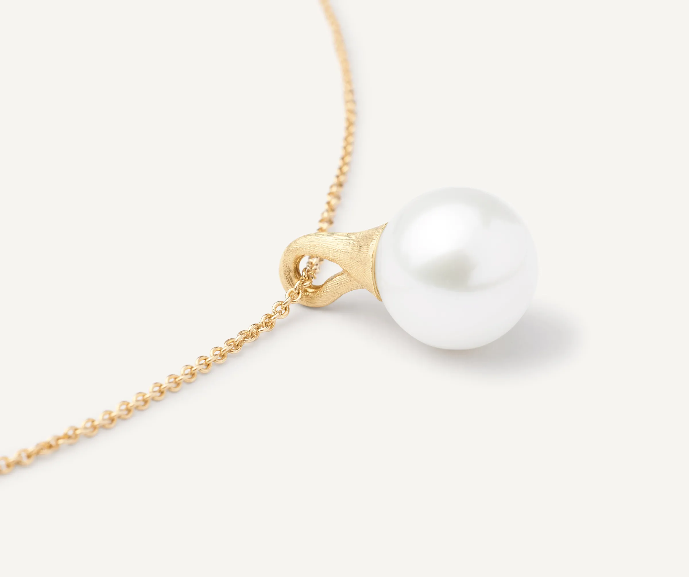 Pendants | Necklaces-Marco Bicego 18K Yellow Gold Pearl Pendant Necklace Yellowgold
