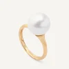 Rings-Marco Bicego 18K Yellow Gold Pearl Ring Yellowgold
