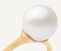 Rings-Marco Bicego 18K Yellow Gold Pearl Ring Yellowgold