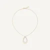 Pendants | Necklaces-Marco Bicego 18K Yellow Gold Pendant Necklace With Diamonds Yellowgold