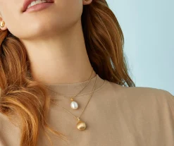 Pendants | Necklaces-Marco Bicego 18K Yellow Gold Pendant Necklace With Diamond Accents Yellowgold