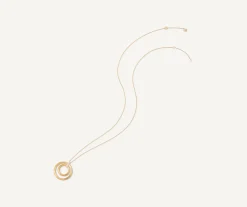 Pendants | Necklaces-Marco Bicego 18K Yellow Gold Pendant With Diamonds, Long Yellowgold