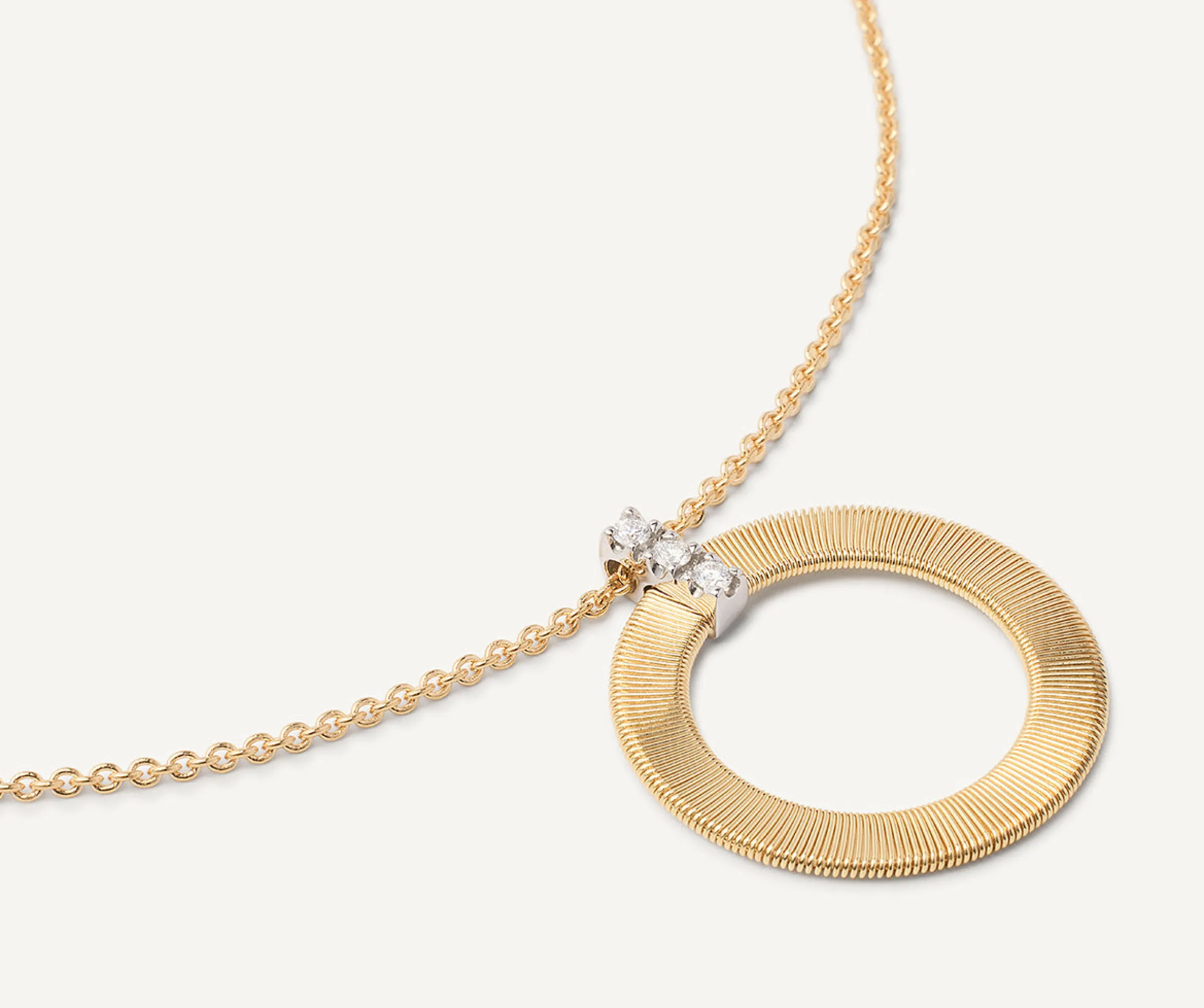 Pendants | Necklaces-Marco Bicego 18K Yellow Gold Pendant With Diamonds Yellowgold
