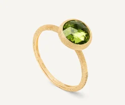 Rings-Marco Bicego 18K Yellow Gold Peridot Stackable Ring YellowGold