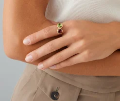 Rings-Marco Bicego 18K Yellow Gold Peridot Stackable Ring YellowGold