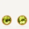 Earrings-Marco Bicego 18K Yellow Gold Peridot Stud Earrings YellowGold